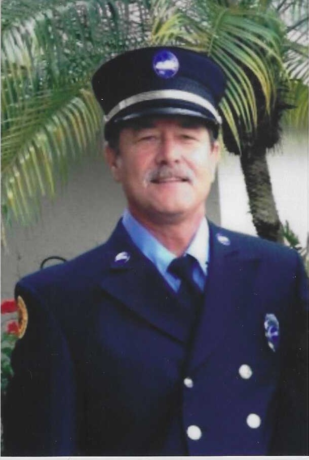 Founder Brian Johnson in his fire rescue dress uniform